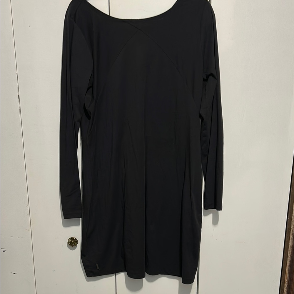 Elegant Black Long Lole Sleeve Dress